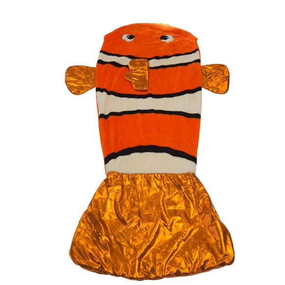 Clownfish Plush Wearable Blanket Slepping Bag Bedding Orange Fish Mermaid Tail - Picture 5 of 12